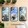 Cute Baby Sea Otter Phone Case For iPhone 17,16,15,14,13,12,Plus,Pro,Max For Magnetic Wireless Charge