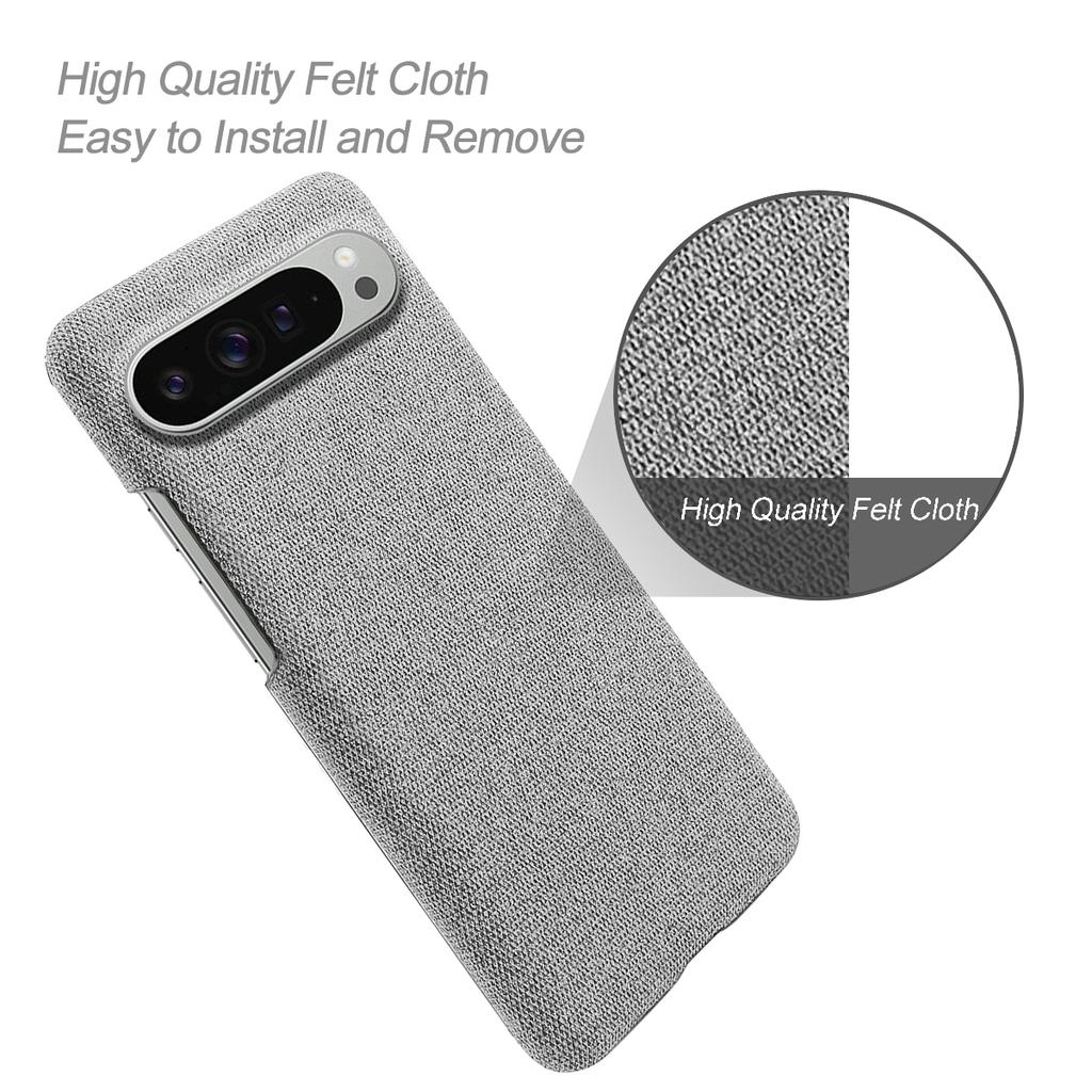 Google Pixel 10 Pro XL 5G 9a 9 Pixel10 Pixel9 Pixel 9 Pro XL için Sonbahar Koruyucu Hafif Kumaş Oturan Kılıf Moda Kapak
