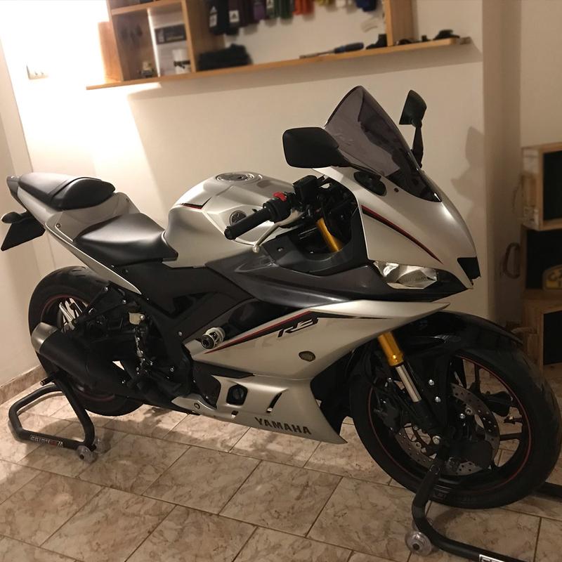 Motorcycle Sport Racing Double Bubble Windshield WindScreen Visor Deflector For YAMAHA YZF-R3 2019-2023 2022 2021 YZF-R25 R3 R25
