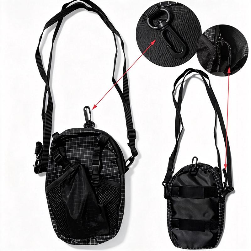 

Water Bottle Holder Bag with Phone Pocket Quick-Adjust Strap Waterproof 420D Nylon for Cycling Hiking Camping Durable