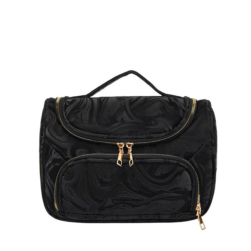 

Makeup bag travel toiletry bag women large-capacity cosmetics storage bag чёрный