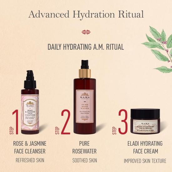 Kama Ayurveda Καθαριστικό Προσώπου με Τριαντάφυλλο και Γιασεμί με τα Αγνά Αιθέρια Έλαια Τριαντάφυλλου και Γιασεμιού
