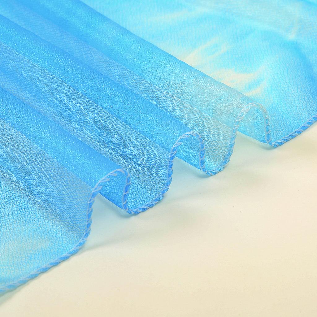 Four Seasons Thin Soft Chiffon For Women Silky Gradient Printing Beach Scarf Shawls Long Wraps Beach Sunscreen Hijab