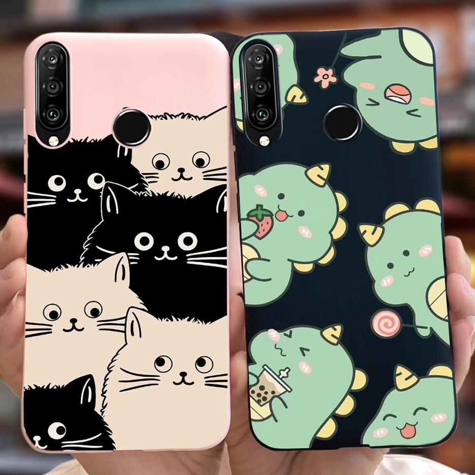For Huawei P30 Lite Case Cute Dinosaur Cartoon Cover Soft TPU Phone Case For Huawei P30 Pro P 30 Lite P30Lite Shell Fundas Coque
