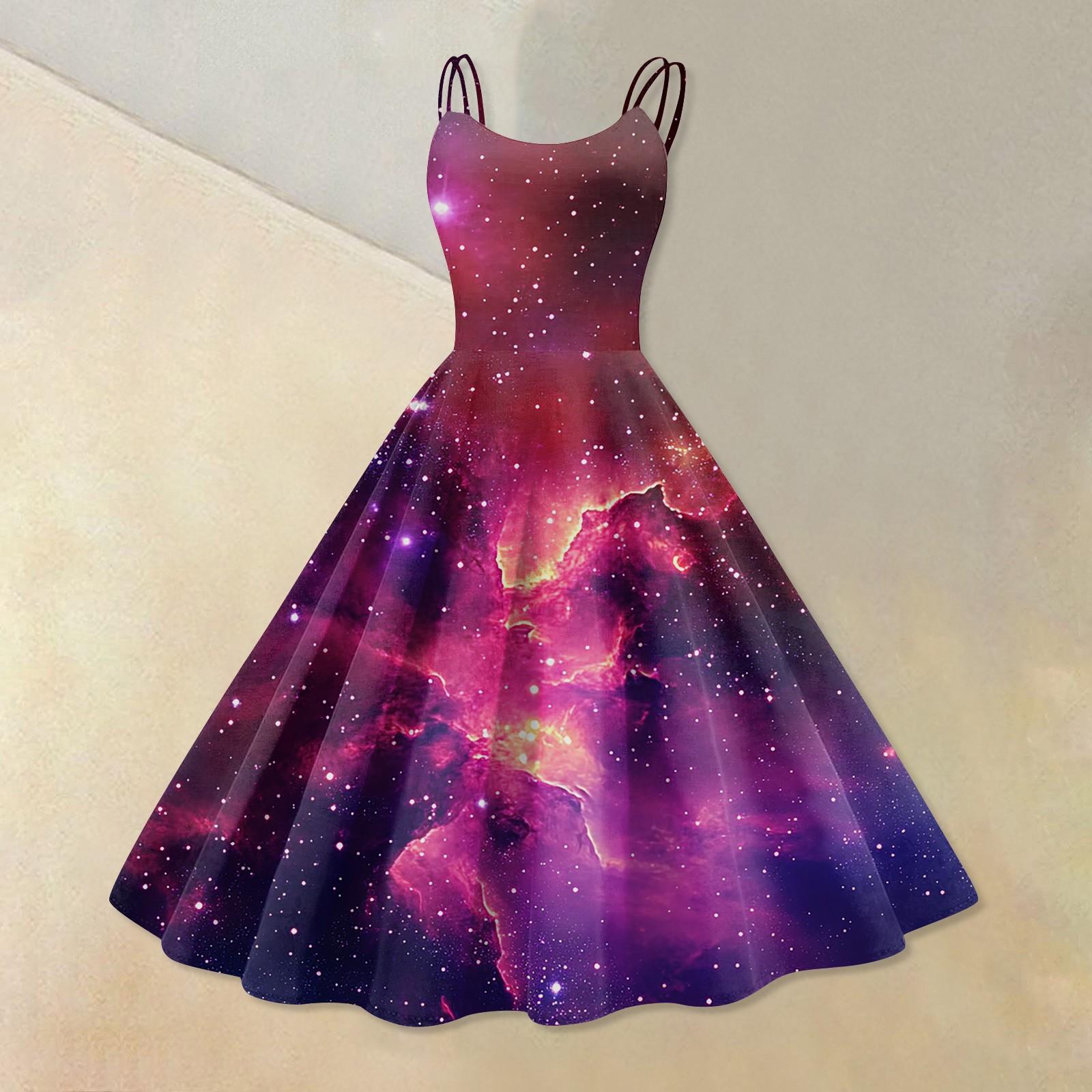 

Женское модное коктейльное платье без бретелек с принтом в готическом стиле, панк, винтажное платье. XL фиолетовый