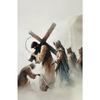 Jesus Carry The Cross Posters and Prints Canvas Printing Vintage Christian Wall Art Picture for Living Room Home Decor Gifts