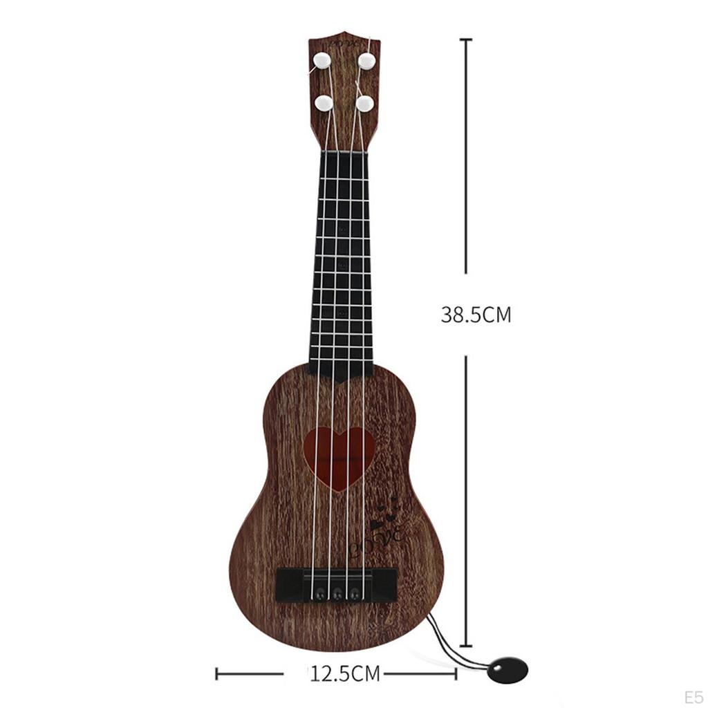Ukulele Guitar Toy, 4 Strings Classical Educational Learning Toy Musical Instrument, for Early
