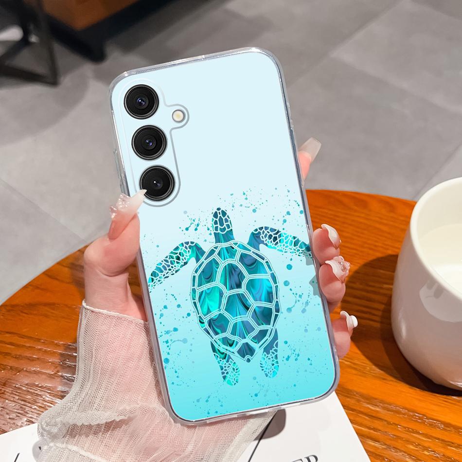 Case For Samsung Galaxy S25 FE Plus Ultra Clear Painted Flowers Back Cover For Samsung S 25 Ultra Soft Shockproof Phone Cases