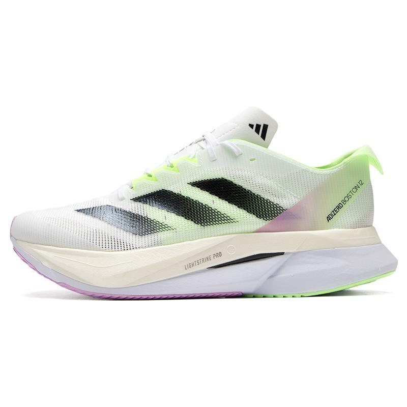 

Adidas Adizero Boston 12 Cloud White Core Black Green Spark Sneakers IG3321 43⅓
