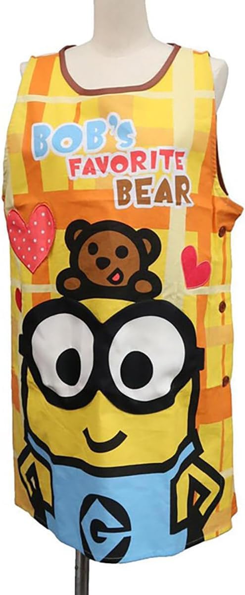 

Фартук Marushin Minion для Идеально подходит для приготовления пищи в детском саду Милый фартук Боба для Подходит для детских садов и детских садов Женщины, Учителя,