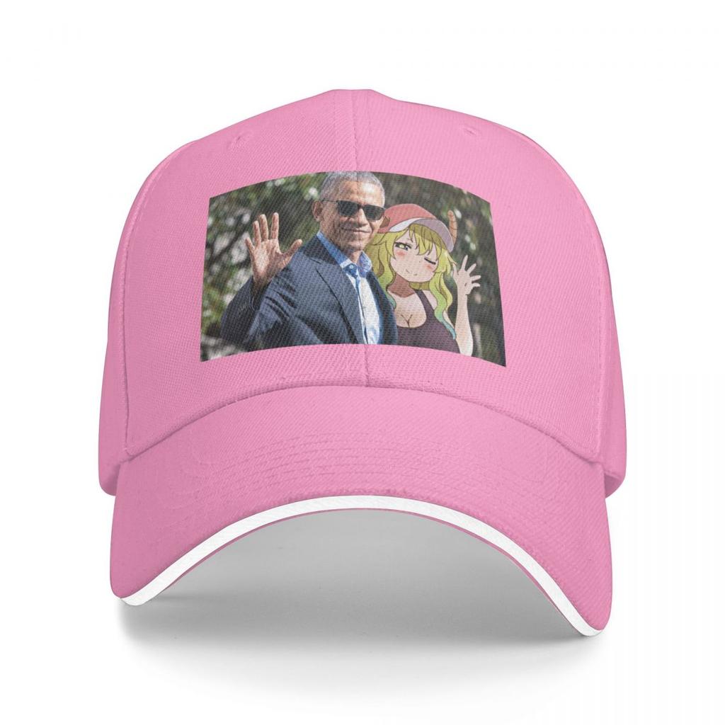 Obamas Dragon Maid Baseball Cap Trucker Hat Sailor Cap for Unisex Womens Golf Wear Unisexs