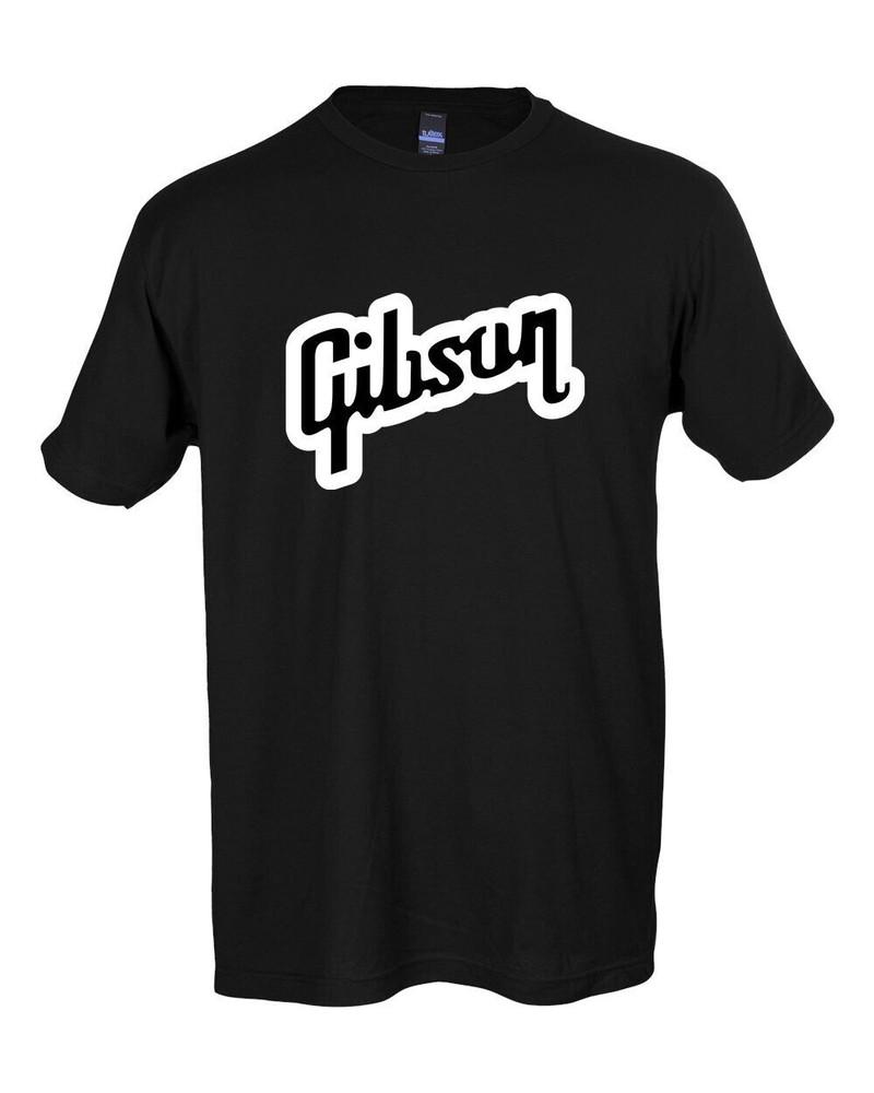 Футболка с основным логотипом Gibson Guitars 6 размеров S-5XL! Быстрый корабль! Футболка Unisex S