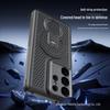 Samsung S26 Ultra Magnetic Rotating Stand Case, S25 Mesh Heat Dissipation, A27 Drop-Proof Cross-Border Phone Case