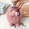 Fashion Beauty For Lady Lovely Girl Bag Pendant Plush Doll Car Key Chain Pendant