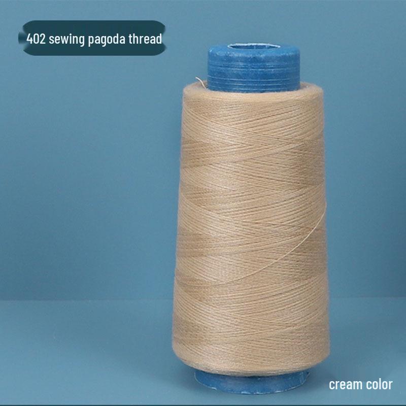 402 Polyester Thread: Black & White Sewing Thread for Hand Needlework and Household Sewing Machines