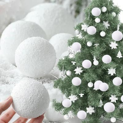 6Pcs Party Xmas Tree Ornaments Wedding Holiday Supplies New Year Hanging Pendant Ball