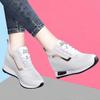 Women's Trendy 2024 Sporty Casual Height-Boosting Korean Style Leather Shoes