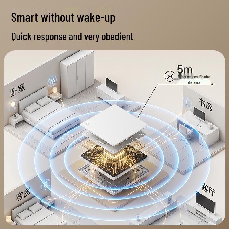 Smart Voice-Controlled Wireless Light Switch Panel