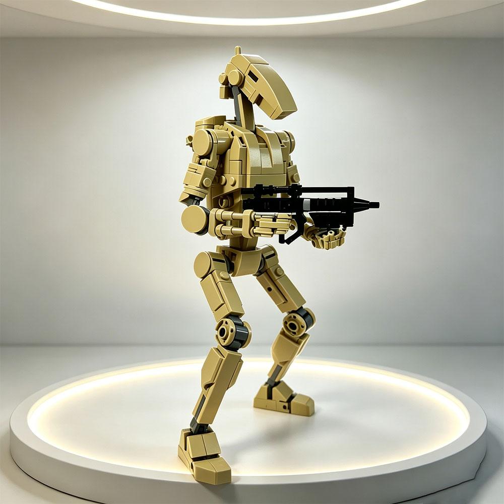 MOC Space War B1 Battle Robot Space War B1 Battle Robot Building Blocks Model Alien Robot Bricks Festival Party Gifts