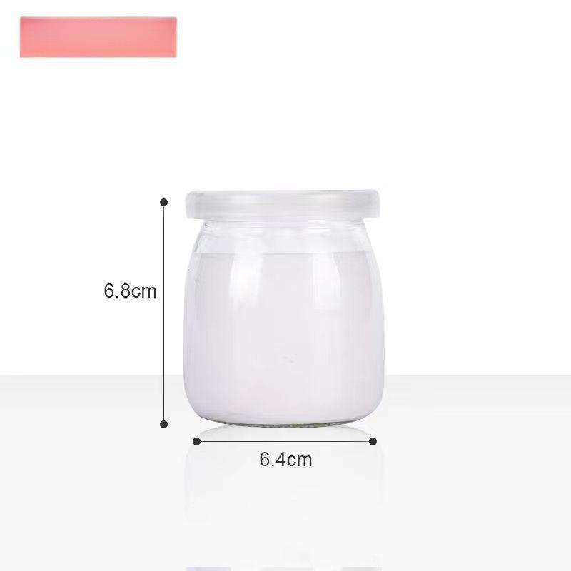 2026 New 100/150/200ml Glass Pudding Bottle Yogurt Cup with Lid Creative Jelly Bottle Oven Heat Resistant Food Pudding