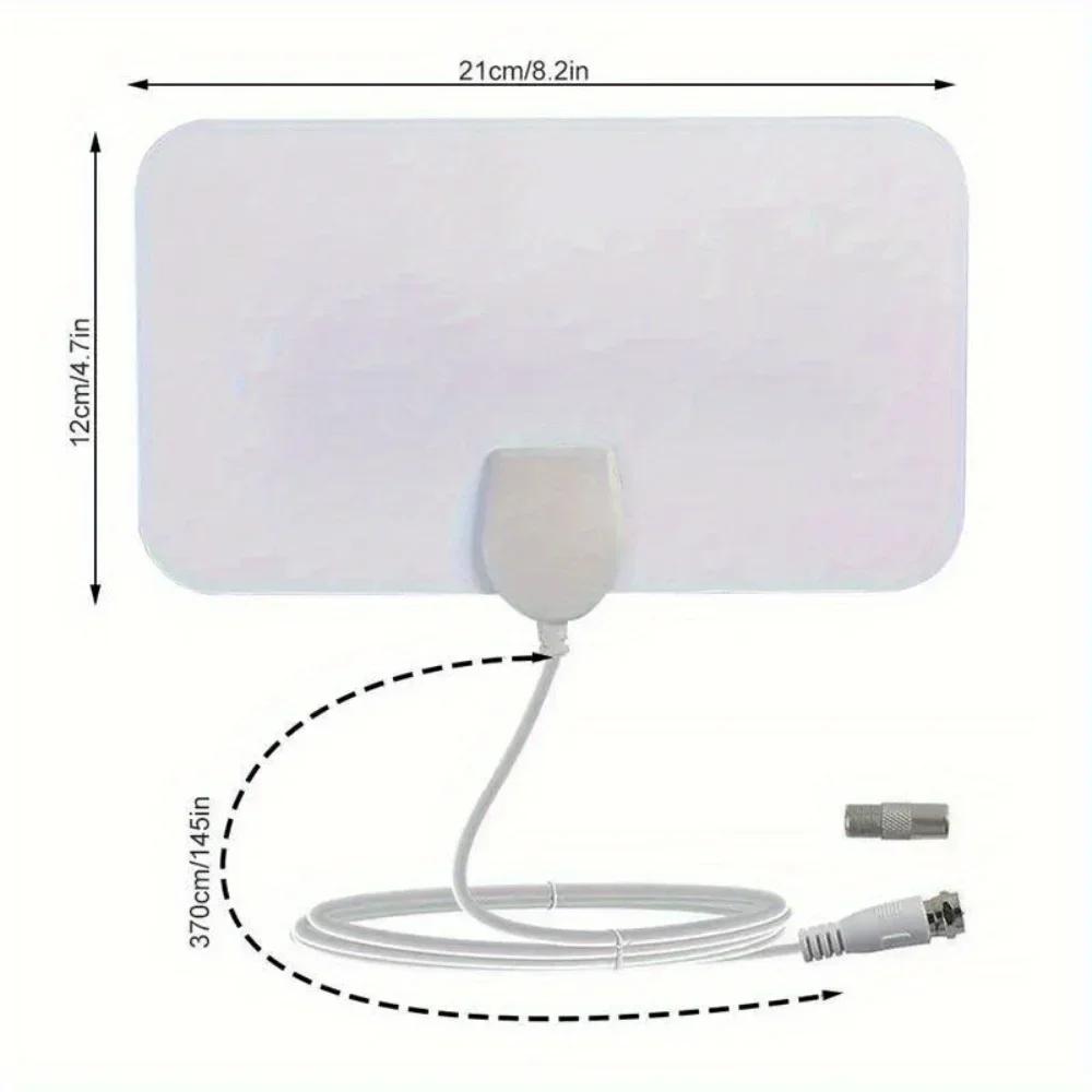 1080P Digital HD Indoor Antenna - 200 Miles Range for Home Hotel TV Reception