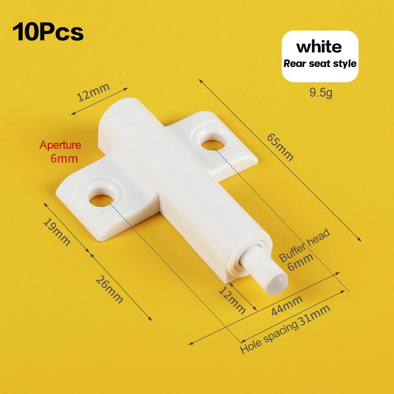 Practical Furniture Hardware Accessories, 10PCS Soft Close Cabinet Catches Damper Buffers for Door Stop