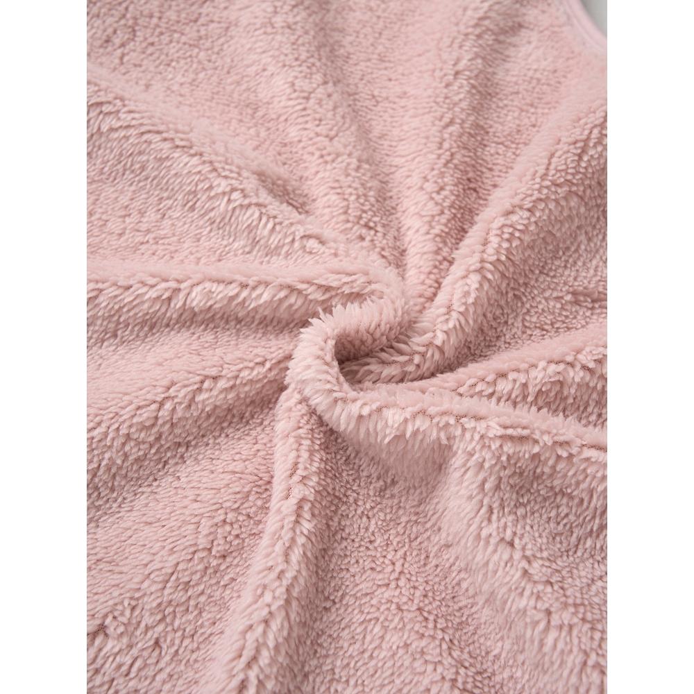 Daiso [copii] Vestă Pufoasă Fleece 130 Roz