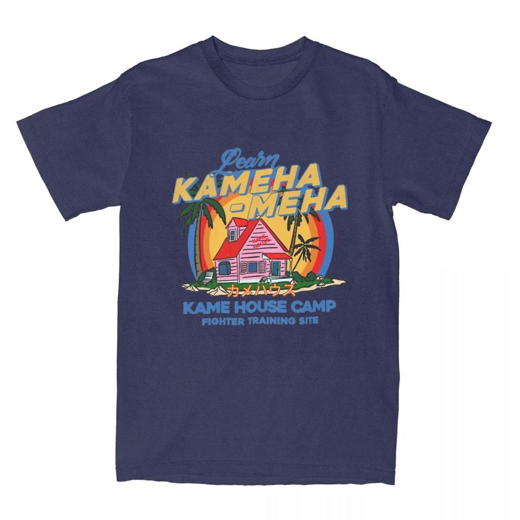 Casual Kame House Beach Camp Turtle Island Anime T-Shirts for Men Women Cotton Tee Shirt Big Size Clothing