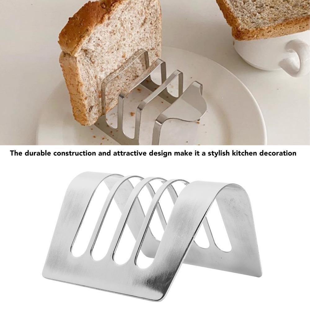 Easy To Clean Bread Rack Durable Bread Holder Carry Stand Toast Rack  Kitchen Organizer