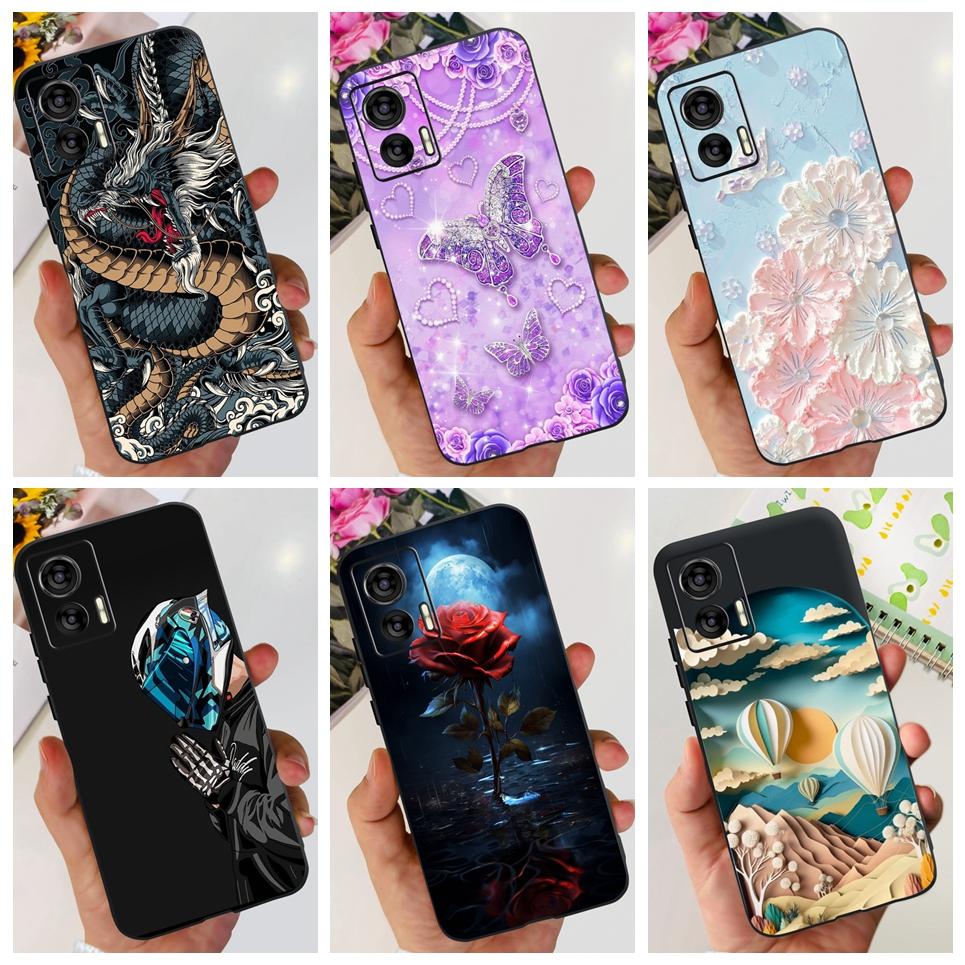 Per Motorola Edge 30 Neo / 30Lite / 30Pro 5G 4G Cover Posteriore Cartone Animato Stile Cool Animali Ragazza Morbido TPU Silicone Custodia per Telefono Paraurti