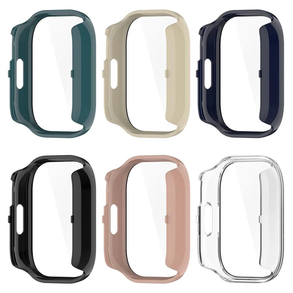 PC Case+Tempered Glass for Redmi Watch 5 Active Smart Watch Anti-scratch Film Bumper Protective Cover for Redmi Watch 5 Lite