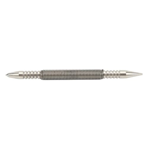 HAIBING Hammerless Center Punch, Double-Ended, Rust-Resistant, Convenient for Metalworking