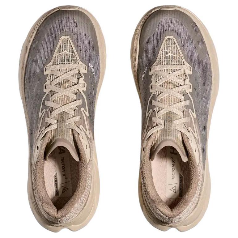 New HOKA ONE ONE Tecton X 2 Stealth/Tech Oatmeal 1168571-OLTM
