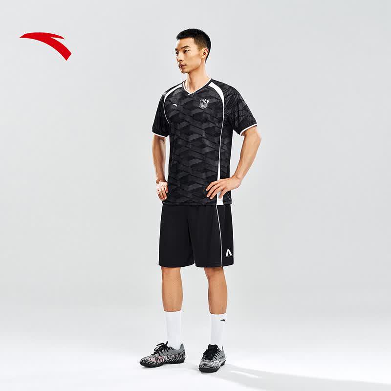 Anta Men's Quick-Dry Short-Sleeve Soccer Training Set