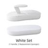 Flexible Handle Handheld Cleaning Brush Multi-purpose Ergonomic Design Sponge Scrubber Stain Removal Bendable Sponge