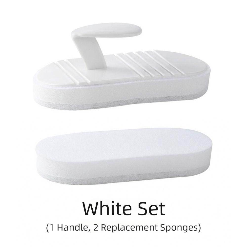 Flexible Handle Handheld Cleaning Brush Multi-purpose Ergonomic Design Sponge Scrubber Stain Removal Bendable Sponge