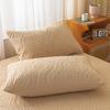 1 Pc Waterproof Quilted Pillowcase Solid Color Pillow Cover Case 48x74cm Pillowcover