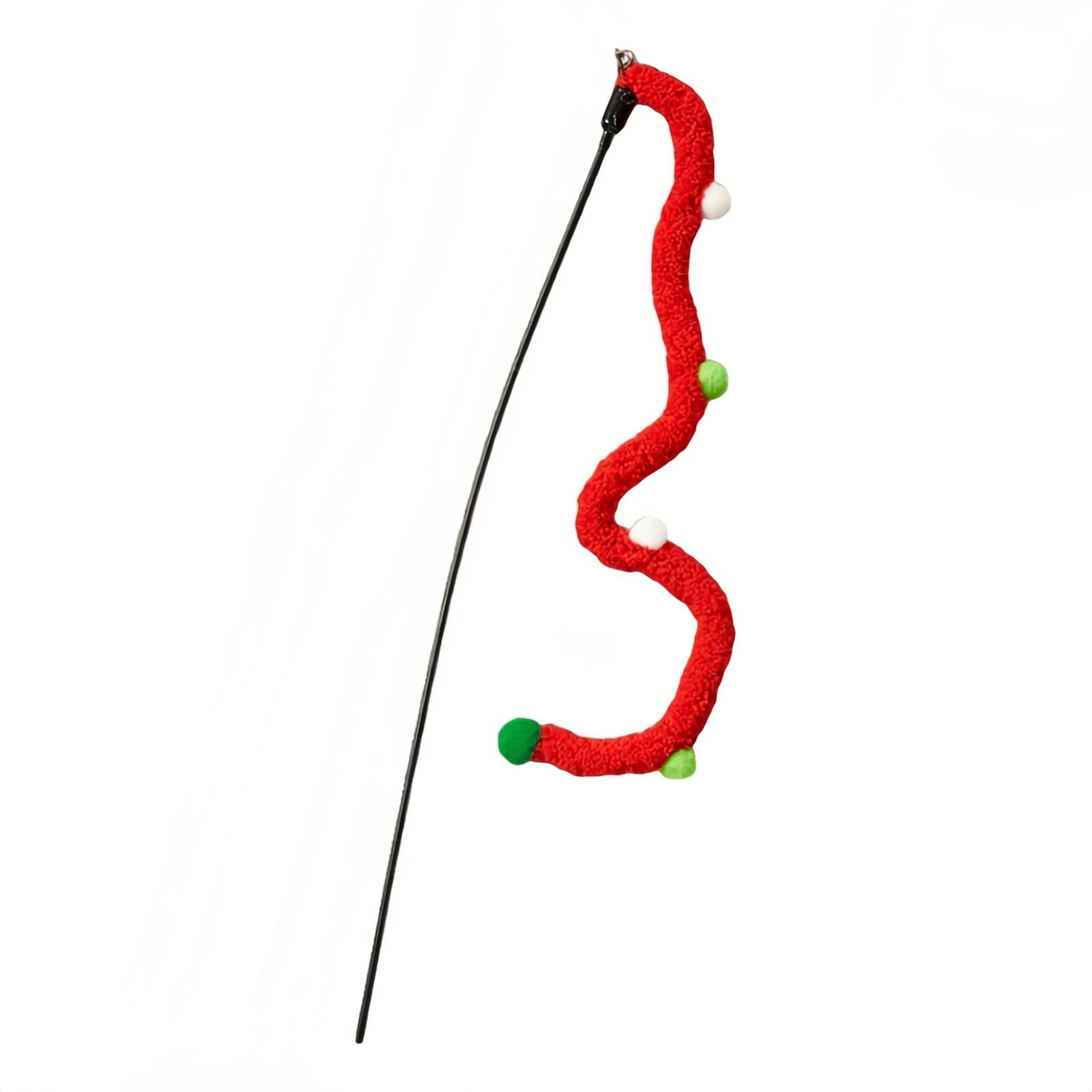 

Очень длинные помпоны дразнилка (2 счета) One Size красный