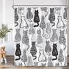 Cartoon Kids Bath Curtains Birds Rainbow Unicorns Cute Cats Fish Funny Animals Bathroom Decortaion Shower Curtain With Hooks
