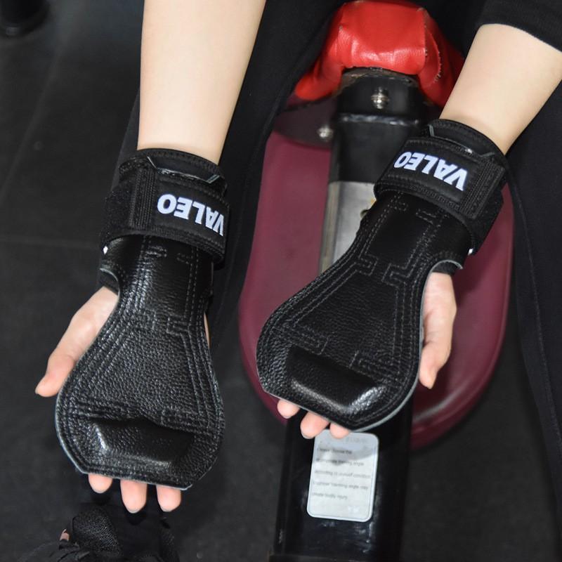 Pull-up Cowhide Palm Protection Men Women s Sports Power Belt Hard-drawn Wrist Brace Fitness Grip Band