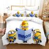 Despicable Me Gru Mark 3D Printed Duvet Case Pillowcase Bedding Set Twin Full Queen King Size for Bedroom Decor