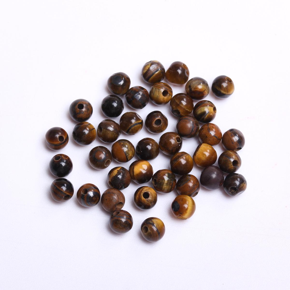 

Товары для вечеринок Бусины тигрового глаза 15/20/30/40 шт. Бусины тигрового глаза, бусины из натурального камня, 4/6/8/10/12 мм, круглые 4mm 40pcs