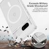 For Google Pixel 7a Case Acrylic+TPU Compatible with MagSafe Clear Phone Cover