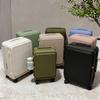 Expandable Side-Opening 20-Inch Carry-On Suitcase Set - Large Capacity, Pull-Handle Design for Men and Women, Three Pieces