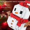 Christmas Gifts Micro Building Block Series Santa Claus Reindeer Puzzle Assembling Bricks Table Decoration Toys Children Kids
