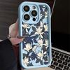 Oil painting white flower iPhone11Promax mobile phone case ladder applicable to Apple 11promax all-inclusive Tianyan 11