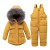 Winter Down Jacket Kids Overalls for Girls Clothes Baby Snowsuit Kids Boy Parka Coat Toddler Set