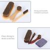 Shoe Brush Ergonomic Handle Shoe Cleaning Brushes Leather Shoe Maintenance