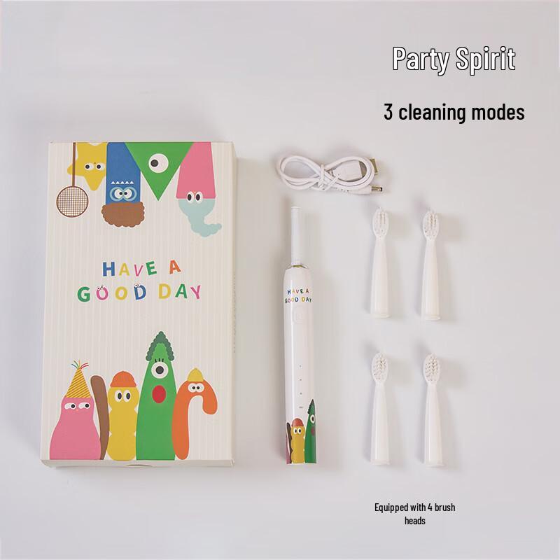 NEMASU Мультяшная детская электрическая зубная щетка Sonic