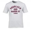 Sherlock Holmes 221b Baker St London T Shirt New